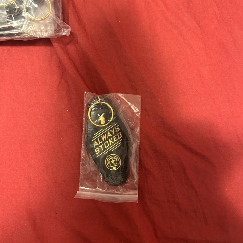 New Dutch Bros Always Stoked Keychain